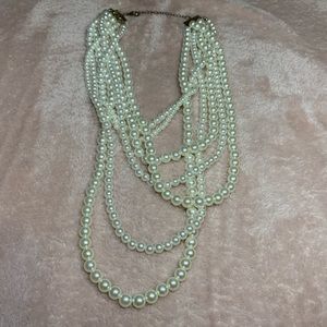 Multi-Strand pearl necklace